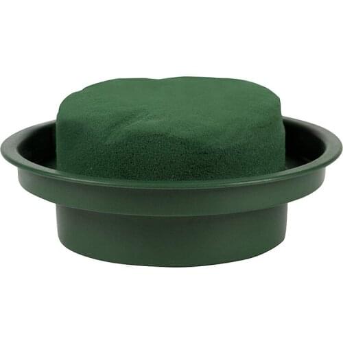 Flower Arrangement Kit 6-Pack Round Floral Foam in Single Design Bowl for Table Centerpiece Wedding Aisle Flowers