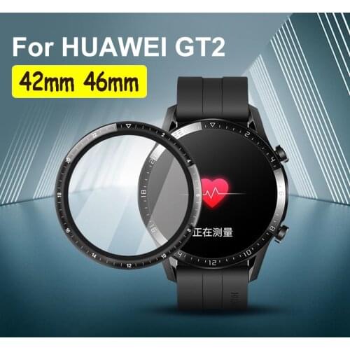 3D HD Soft Screen Protector For Huawei GT2 46mm 42mm Full Coverage Protective Film Scratchproof Smartwatch Glass Not Tempered