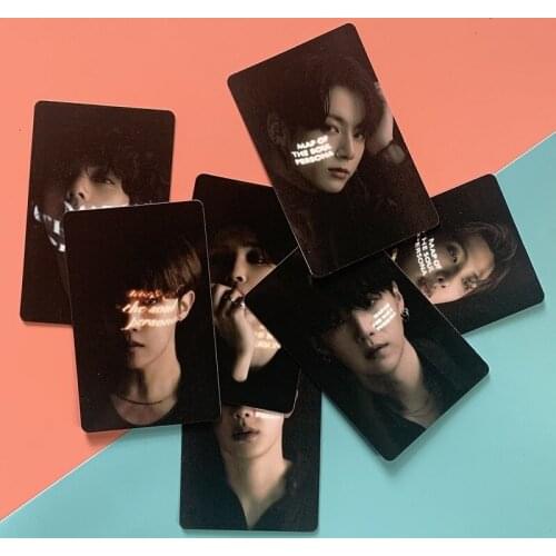 NEW KOREA KPOP Bangtan Boys MAP OF THE SOUL ONE Random Small Cards ROUTE VER JK V Fan Collection Set of 7