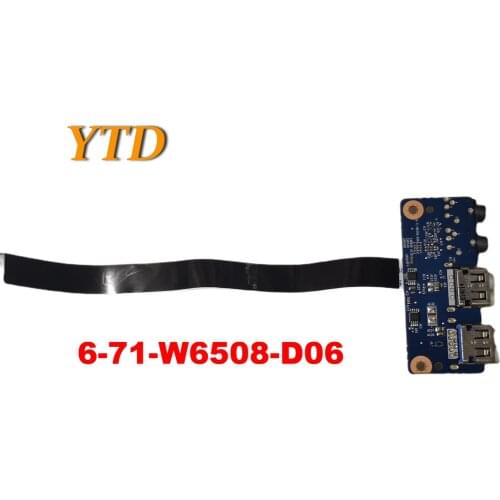 Original for Hasee FOR Clevo for God of War k650D K650 small board usb interface audio interface board 6-71-W6508-D06 board test