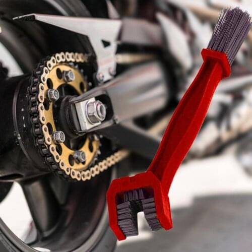 Motorcycle Chain Cleaner Plastic Bike Bicycle Moto Brush Cycling Clean Chain Cleaner Outdoor Scrubber Tool For Road MTB Tools