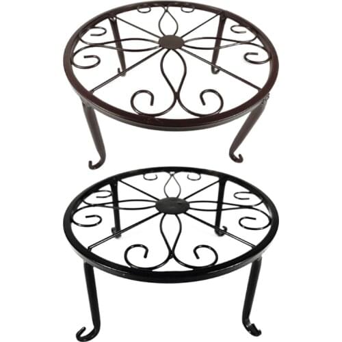Flower Pot Plant Stand Metal Planter Stands for Indoor Outdoor Pots Holder Garden Container Supports Rack