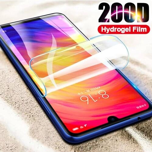 Full cover hydrogel film for xiaomi redmi note 6 7 8 8T 9S pro protective film redmi 6A 7A 8A phone screen protector Not glass