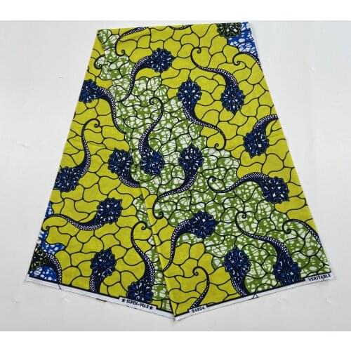 Real Soft99 Quality Guarantee Ankara Wax Prints Fabric Veritable Wax Original African Sewing Material For Wedding Dresses SP-ER
