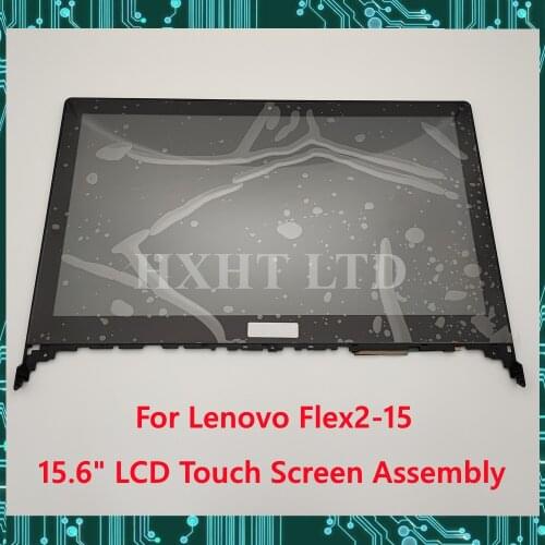 For Lenovo Flex2-15 Flex 2 15 2-15D Laptop LCD display Touch Screen Assembly EDP 30pins Fully Tested