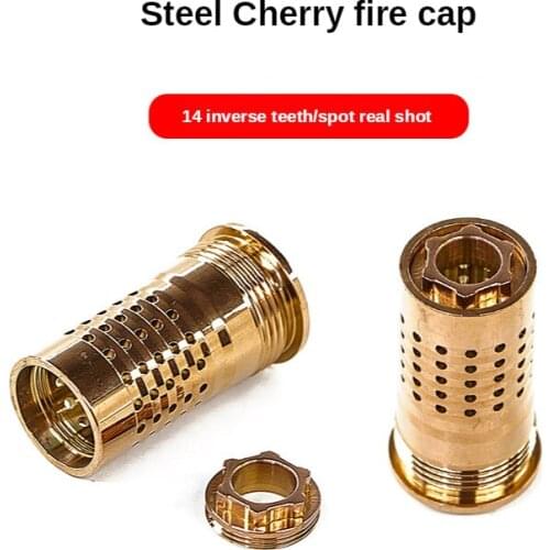 TOtrait Steel Cherry Cap SLR Barrel Decorative Cap For JM Gen.9 M4A1/JM Gen.10 ACR With 14mm Threaded Concave Tube