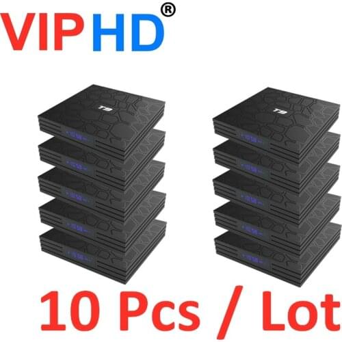 Fast Shipping T9 Android 9.0 Tv Box 10 Pcs Lot Smart Media Player WiFi 4K Ultra HD BT Set Top Box