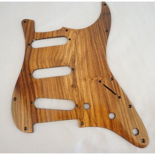Solid wood of Chinese scholartree GUITAR SSS Pickguard #3971