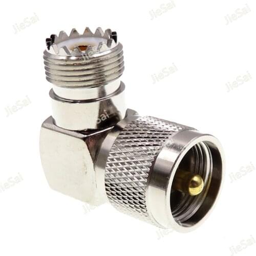 UHF-JKW UHF Male To Female Plug Right Angle 90 Degree RF Connector High Quality
