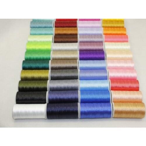 10pcs/lot High-strength 120/D 2strands 600M/pcs Oral Gold Thread Polyester Filament Thread Sewing Embroidery For Silk Fabric