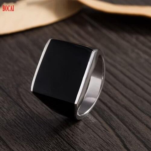 100% genuine 925 silver fashion mens ring vintage fashion vintage middle east popular men ring