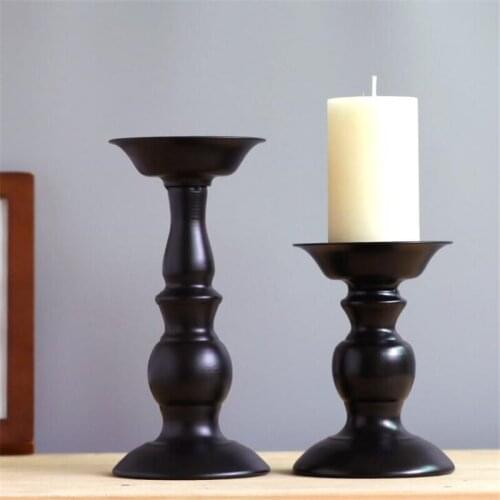 2021 Vintage Candle Holders Candlestick Flower Vase Table Centerpiece Event Flower Rack Road Lead Wedding Decor Candle Rack
