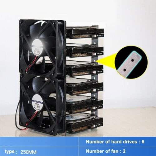 3.5-inch Desktop External Multi-layer Mechanical Hard Disk Rack Cage For Chia