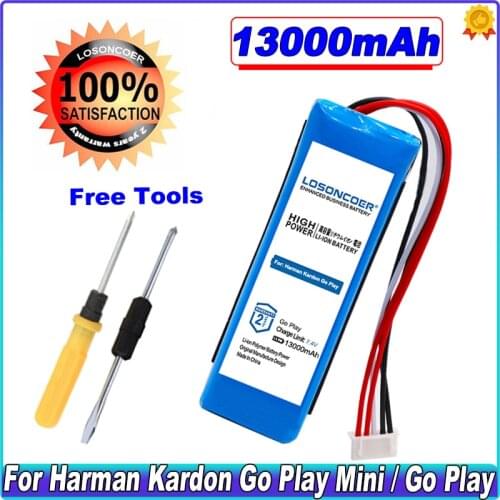 13000mAh GSP1029102 01 Battery For Harman Kardon Go Play Mini Speaker Batteries
