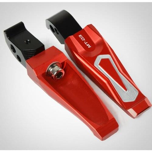 For Yamaha MT03 MT-03 MT 03 Aluminum Motorcycle Accessories Rear Foot Pegs Pedal Footrest Passenger Foot Pegs Footrest Pedals