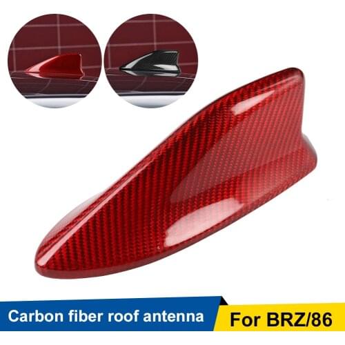 Carbon Fiber Car Radio Roof Shark Fin Antenna Trim Cover Signal Design For Subaru BRZ Toyota 86 2014-2019 Accessories Dropship