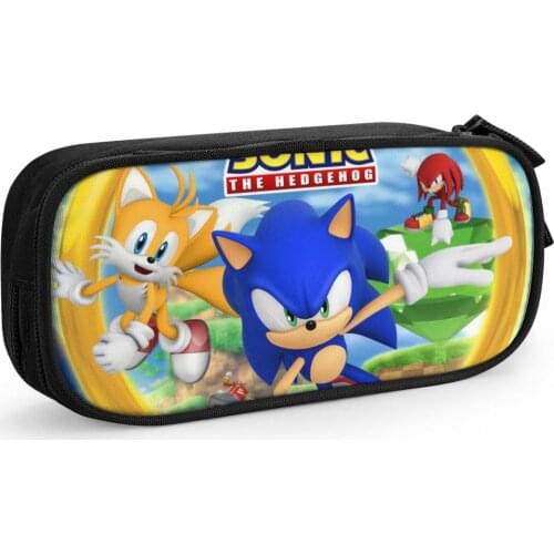 Sonic 3554 Pencil Cases School Supplies School Stuff Pencil Case Black Pencils Pencil Bags