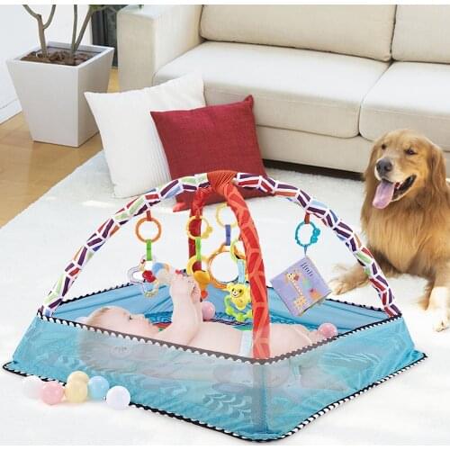 Baby Fitness Frame Baby Play Mat Crawling Game Blanket Puzzle Playmat Multi-Function Fence Crawling Mat Enlightenment Toys