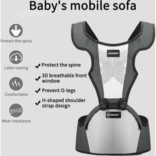 0-36 Months Ergonomic Baby Carrier Baby Kangaroo Child Hip Seat Tool Baby Holder Sling Wrap Backpacks Baby Travel Activity Gear