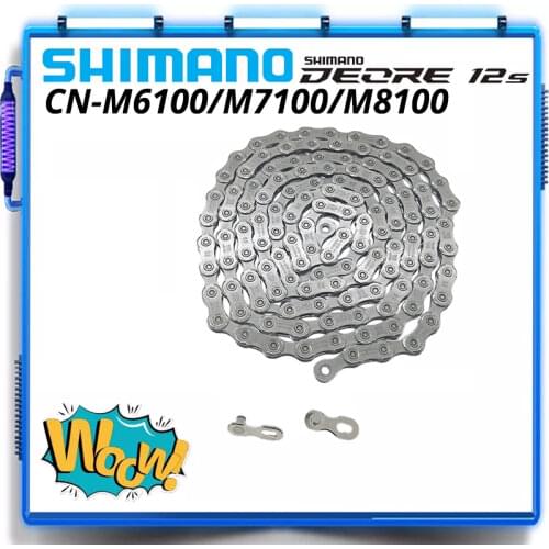 SHIMANO DEORE CN M6100 12 speed HG MTB mountain bike CN-M6100 Chain bicycle 12s 12v