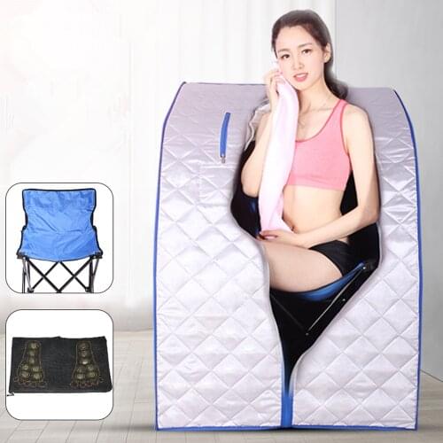 Infrared Sauna Personal Folding Home For Sauna Spa Dry Portable Bath Room Carbon fiber plate heating Lose Weight Sauna Cabin
