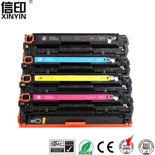 XColor CE320A CE321A CE322A CE323A 128A compatible toner cartridge for hp laserjet CP1525N 1525NW CM1415FN 1415FNW printer