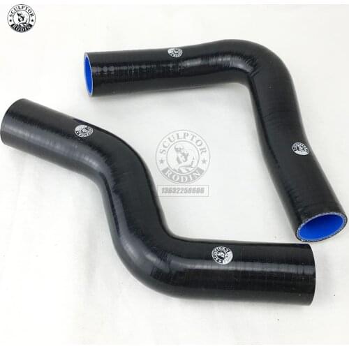 Silicone Radiator Hose Kit For Subaru Impreza GC8 GF8 STI EJ20 WRX 96-00 red/blue/black (2PCS)
