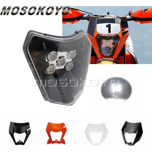 Supermotor LED Headlight Cover Lighthouse Shell Modified Head Lamp Housing for FE TE FC Six Days EXC 79614901000