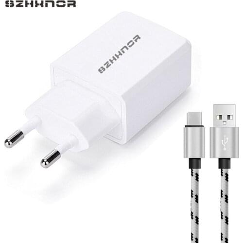 Mobile Phone Wall Charging Adapter EU Plug type-c USB Charger for LG G5 q6 q8 samung S8 S9 Plus A3 A5 A7 A9 2017 Sony Xperia XA1