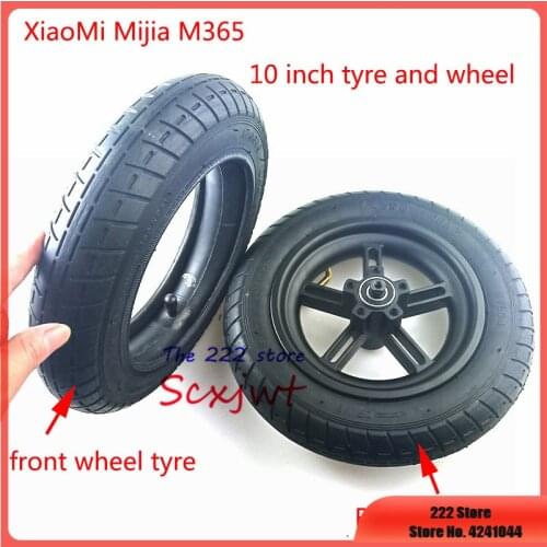 Upgraded 10 Inches Electric Scooter Outer Inner Tube for Xiaomi Mijia M365 front Motor wheel tyres & Inflation rear tyres Wheel