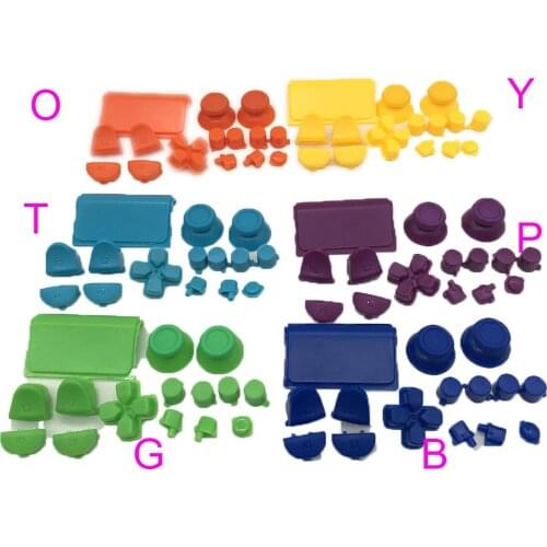14sets Thumbstick R1 L1 R2 L2 Trigger Buttons Mod For Dualshock 4 PS4 DS4 Wireless Controller Button Set