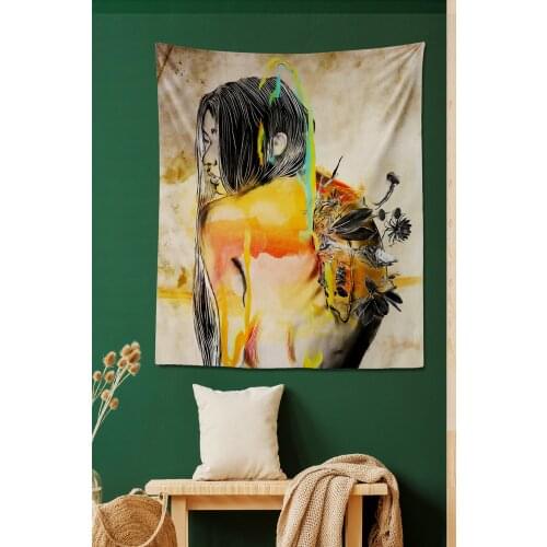 Wall Cover Wall Hanging Bedroom Tapestry Carpet Home Wallpaper Backdrop Home Useful Decor Tapestry Wall Sofa Cover Beach Towel