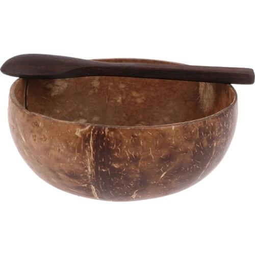 Natural Organic Environmental Protection Coconut Bowl DIY Handmade Coconut Bowl Natural Coconut Shell