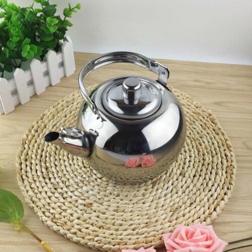 Stainless Tea Kettle Teapot Indoor Outdoor Induction Stovetop Safe