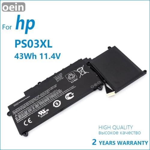 Oein Genuine PS03XL Laptop Battery for HP Pavilion X360 TPN-C115 HSTNN-DB6R 787520-005 787088-421 11-D023TU 11-R000NG
