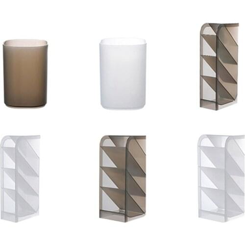 Storage Box Pen Holder Cosmetic Pencil Storage Rack Box School Office Stationery Desk Organizer