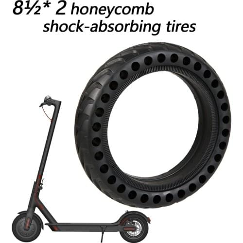 Scooter Tire Skateboard Solid Hole Tyre Non-pneumatic Tire Replacement For Xiaomi Mijia M365/1S/Pro Damping Rubber Tyres Wheel