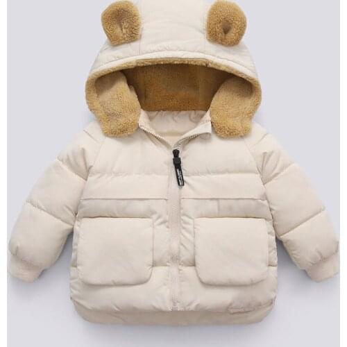 Baby Girl Jacket Thicking Warm Toddler Childrens Winter Girls Cotton Padded Coat Clothing Babys Cotton Padded Outerwear