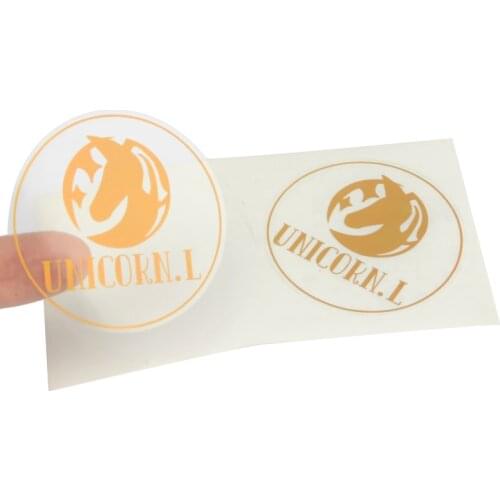 Vinyl custom car decals die cut label sticker printing self design