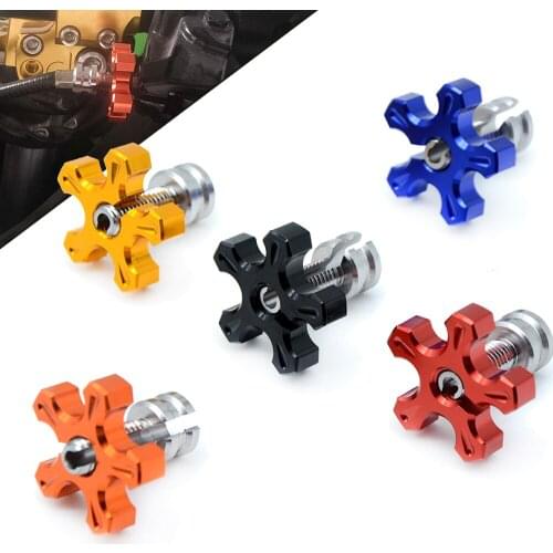 M8*1.25 Motorcycle Clutch Cable Wire Adjuster Screw for YAMAHA TZ125 TZR125L TZR125R TZR250 TZR50 V-Max 1200 WR125R WR250X