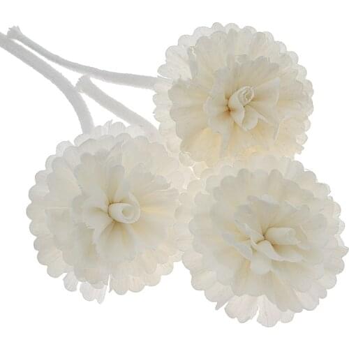 5PCS/pack Flower Shape Fire-Free Absorbent Aromatherapy Rattan Sticks DIY Home Fragrances Office Bathroom Decor