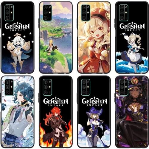 Games Genshin Impact Soft TPU Cover For Honor 9 10 X10 9A 9C 9S 9N 10i 10X 9X Lite Pro 5G Phone Case Shell