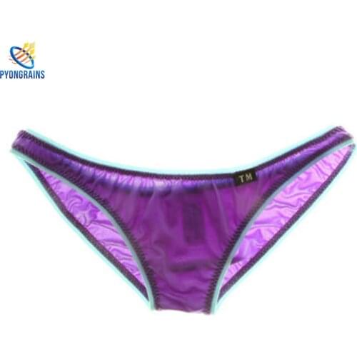 2017 Mens Nylon Briefs Low Rise Sexy Mens Bikini Gay Men Underwear Slip Homme Cuecas Briefs Brave Person Mens Nylon Briefs