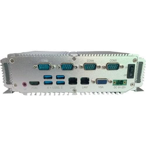 Intel core i5 7200U 2*LAN Industrial PC Mini-PCIe 4*USB 3.0 Embedded Computer