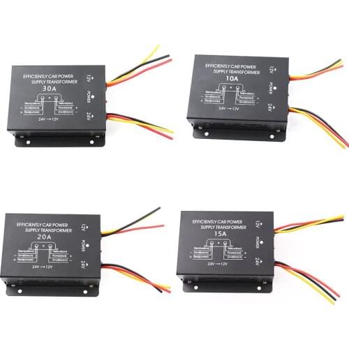 Car Power Supply Step-Down Transformer 24-36V To 12V Converter 10A 15A 20A 30A Output With Memory Power High To Low Inverter