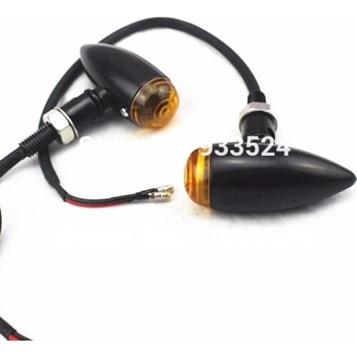 Black Bullet Mini Turn Signal Light for Honda Shadow CB250 750 VT VTX1300 1800