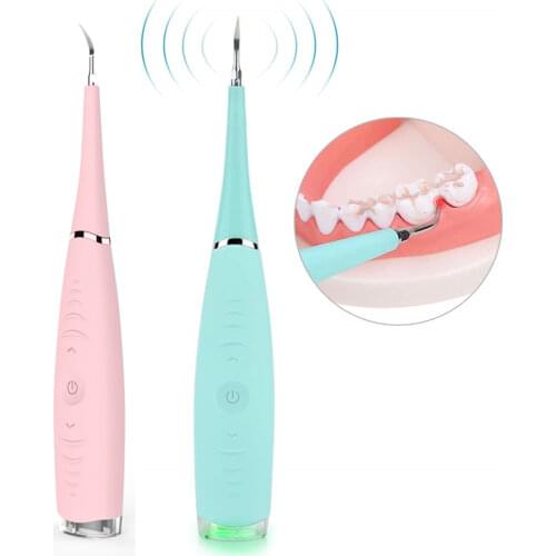 Ultrasonic Electric Vibration Toothbrush Dental Calculus Stain Remover Waterproof Sonic Teeth Whitening Cleaner Oral Care Tool