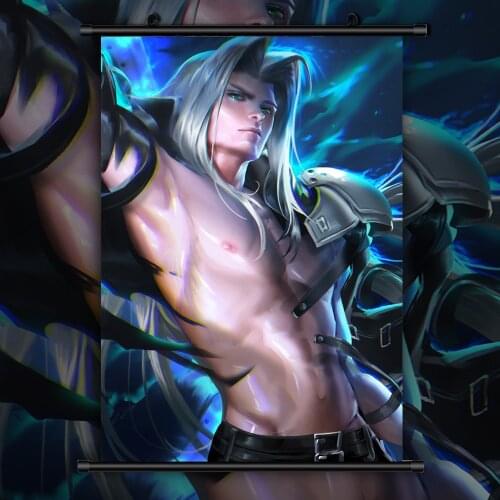 Final Fantasy Sephiroth Anime manga wall Poster Scroll