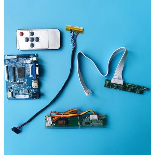 Kit Work for M141NWW1 Driver Panel Monitor 1280x800 LCD Remote AV 2AV DIY LVDS 14.1" 30pin HDMI VGA Controller Board Screen LED