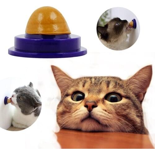 Cat Snacks Catnip Sugar Candy Licking Nutrition Gel Energy Ball Toy Cats Kittens Increase Drinking Water Help Tool Dropship